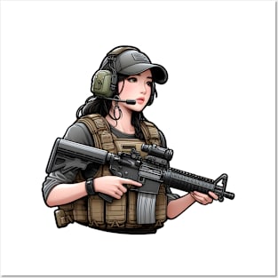 Tactical Girl Posters and Art